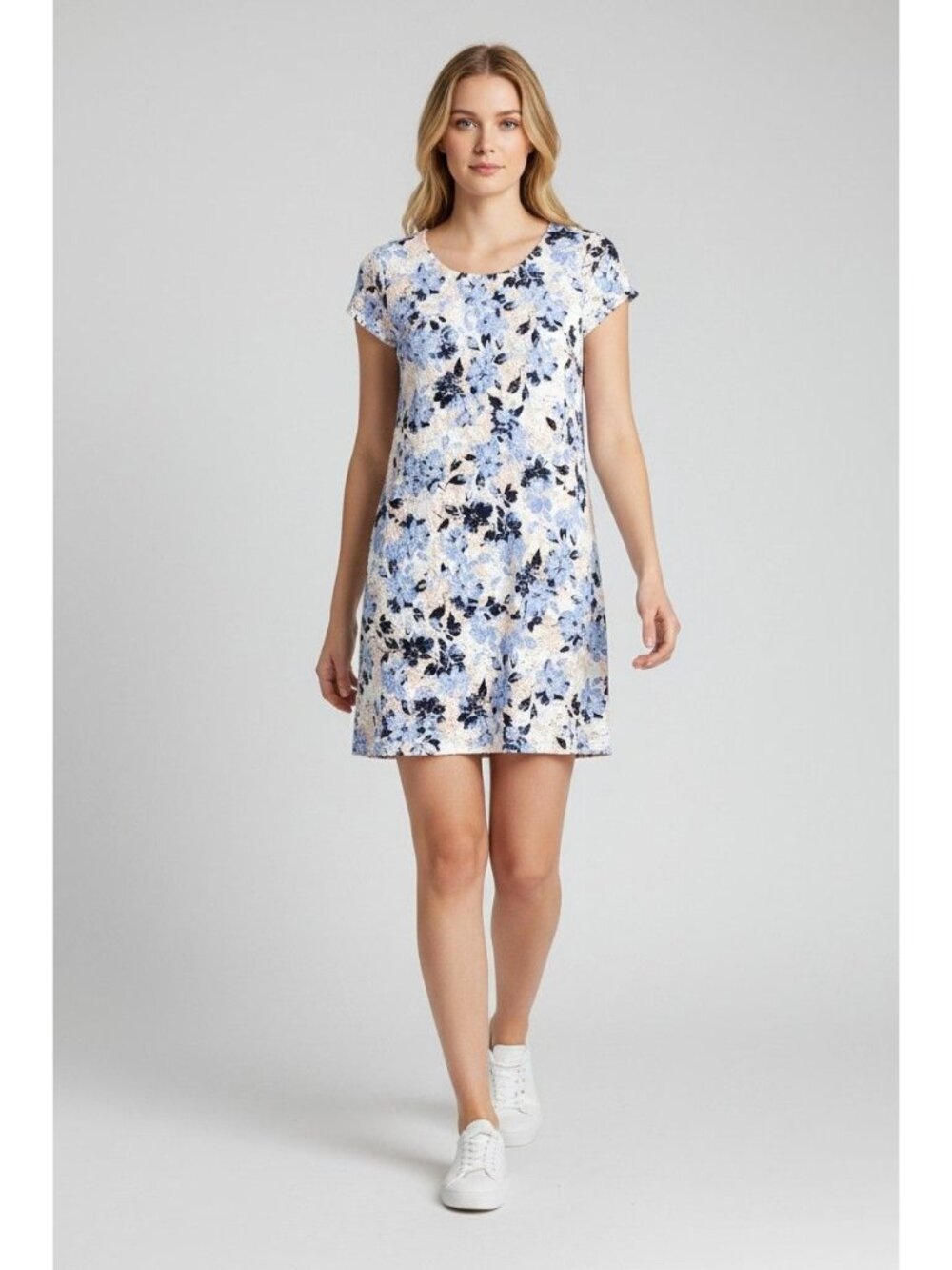MAISON JULES Osaka Pastel Floral Lace Shift Dress, Size S, New with tag